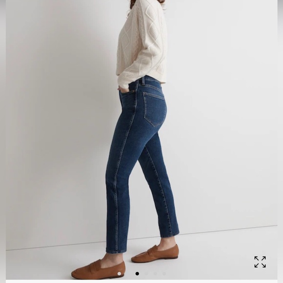 NWT Madewell Curvy Stovepipe Tall Jeans - Picture 3 of 7